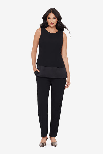 Miraclesuit Black Crepe Easy Jogger in Black