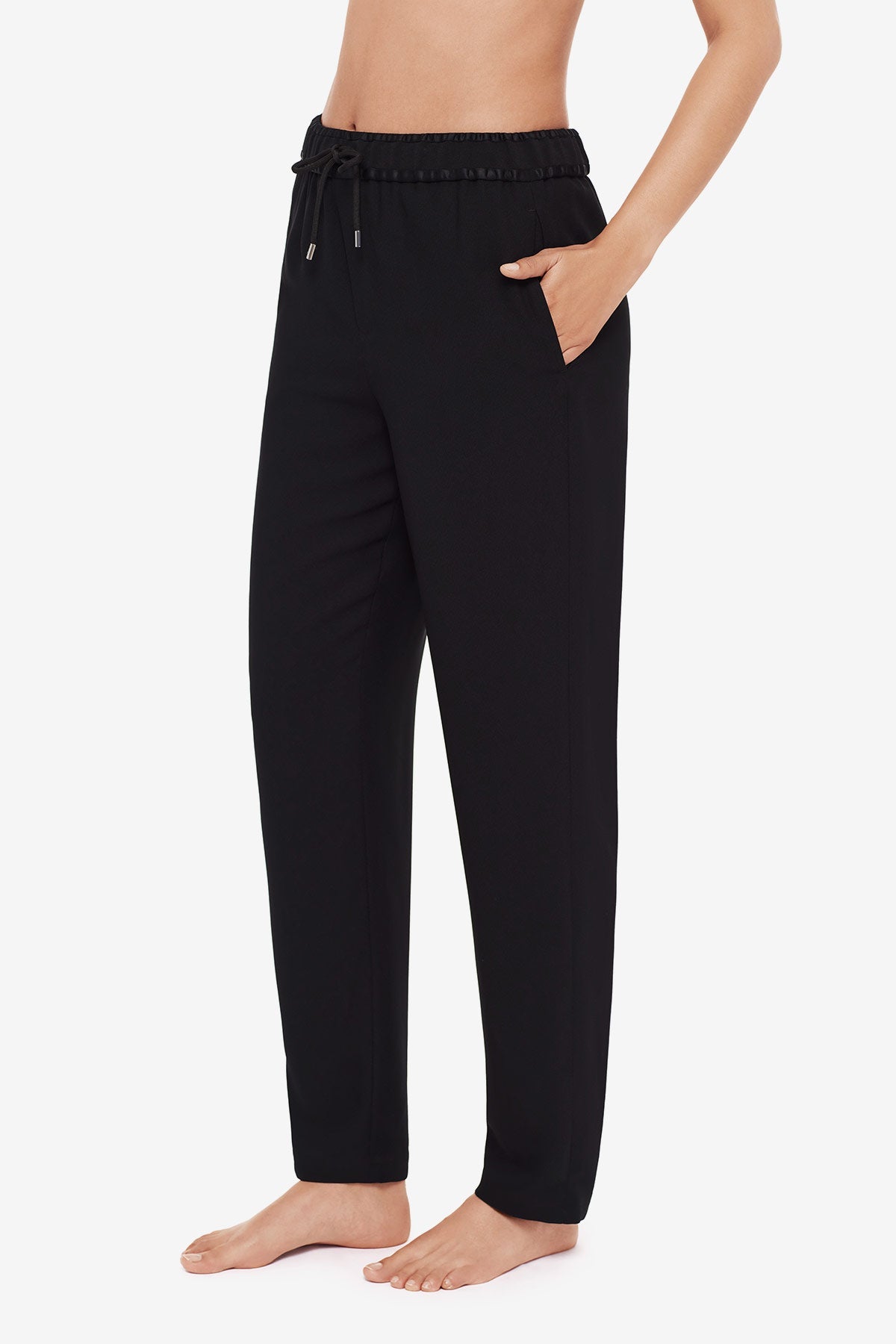 Miraclesuit Black Crepe Easy Jogger in Black