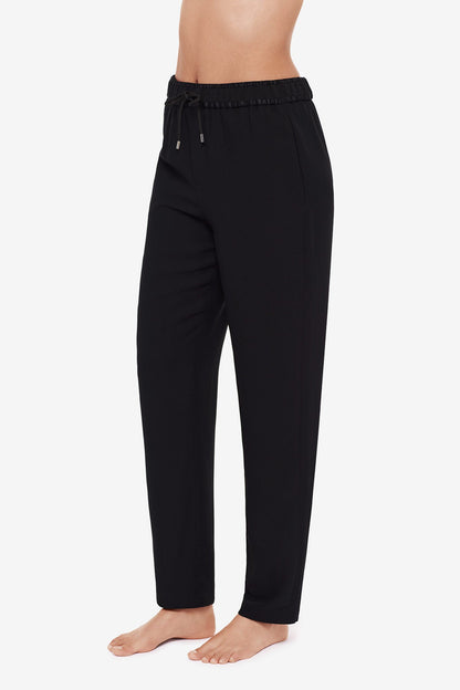 Miraclesuit Black Crepe Easy Jogger in Black