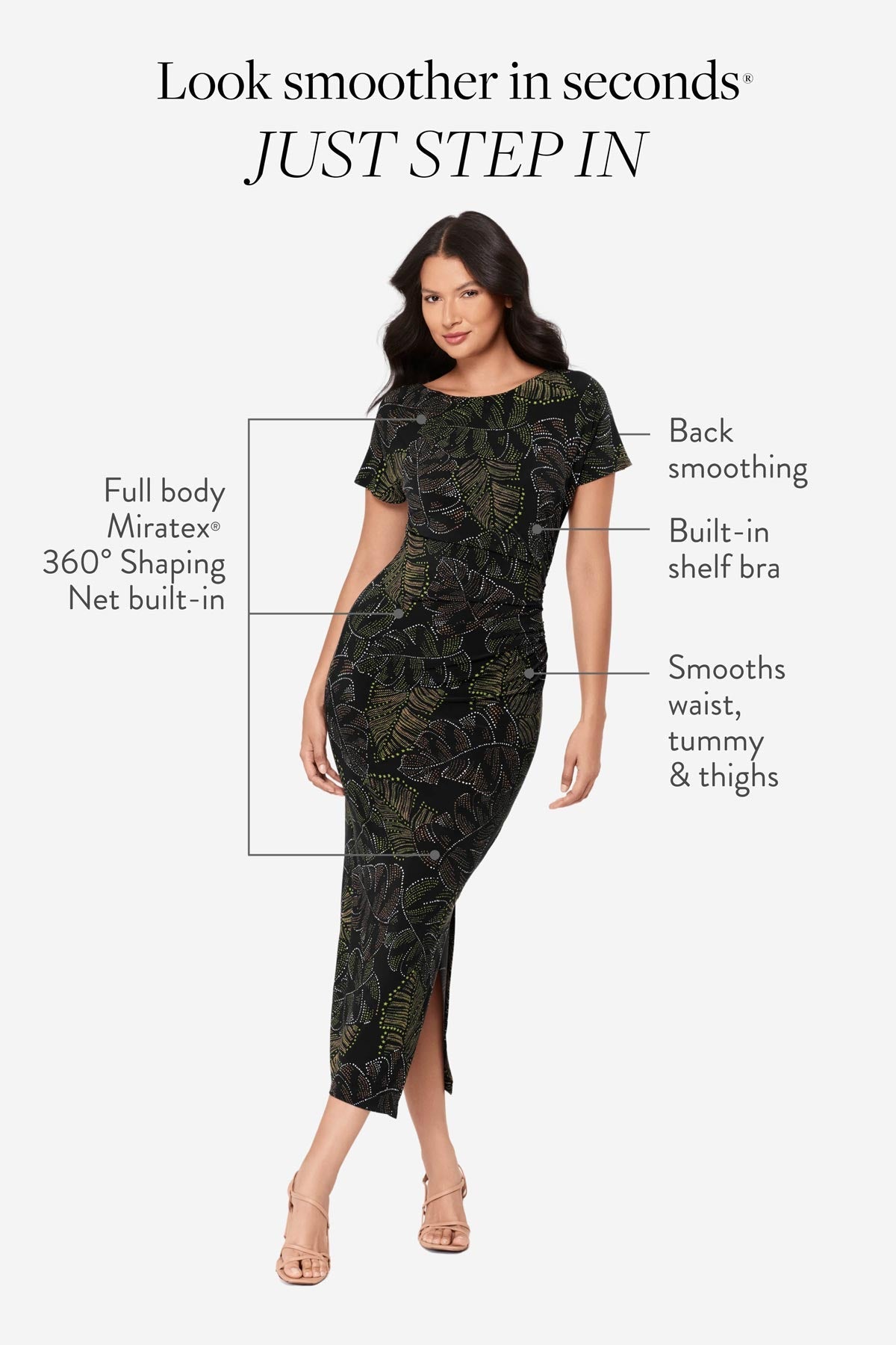 Miraclesuit Stellar Palma Body by Sami Shaping Dress in Stellar Palma