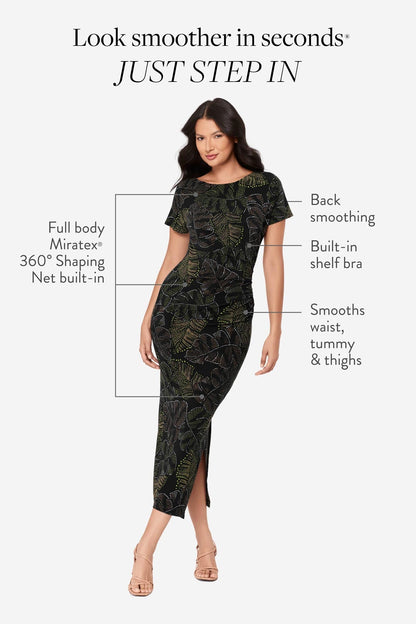 Miraclesuit Stellar Palma Body by Sami Shaping Dress in Stellar Palma