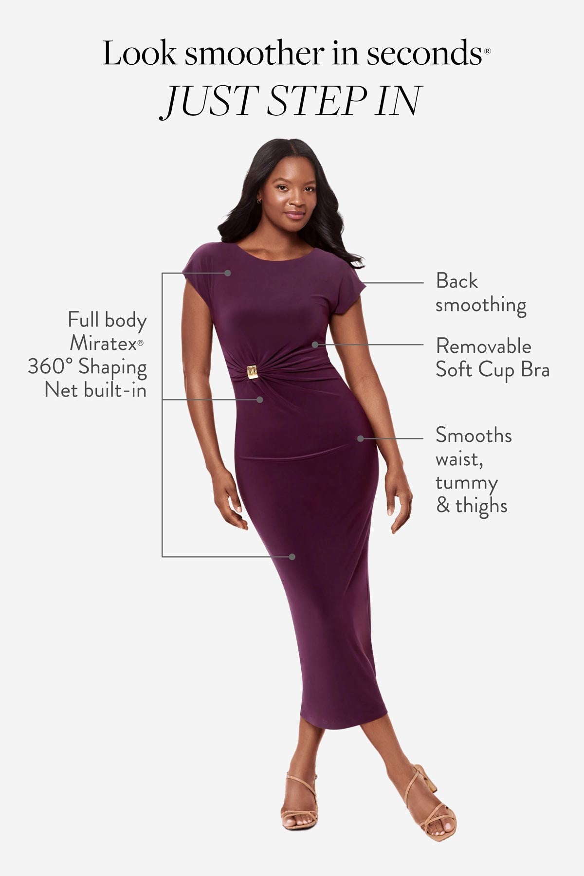 Miraclesuit Bing Body by Isla Shaping Dress in Bing