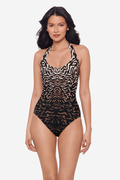 Miraclesuit Black/Multi Topkapi Utopia One Piece Swimsuit