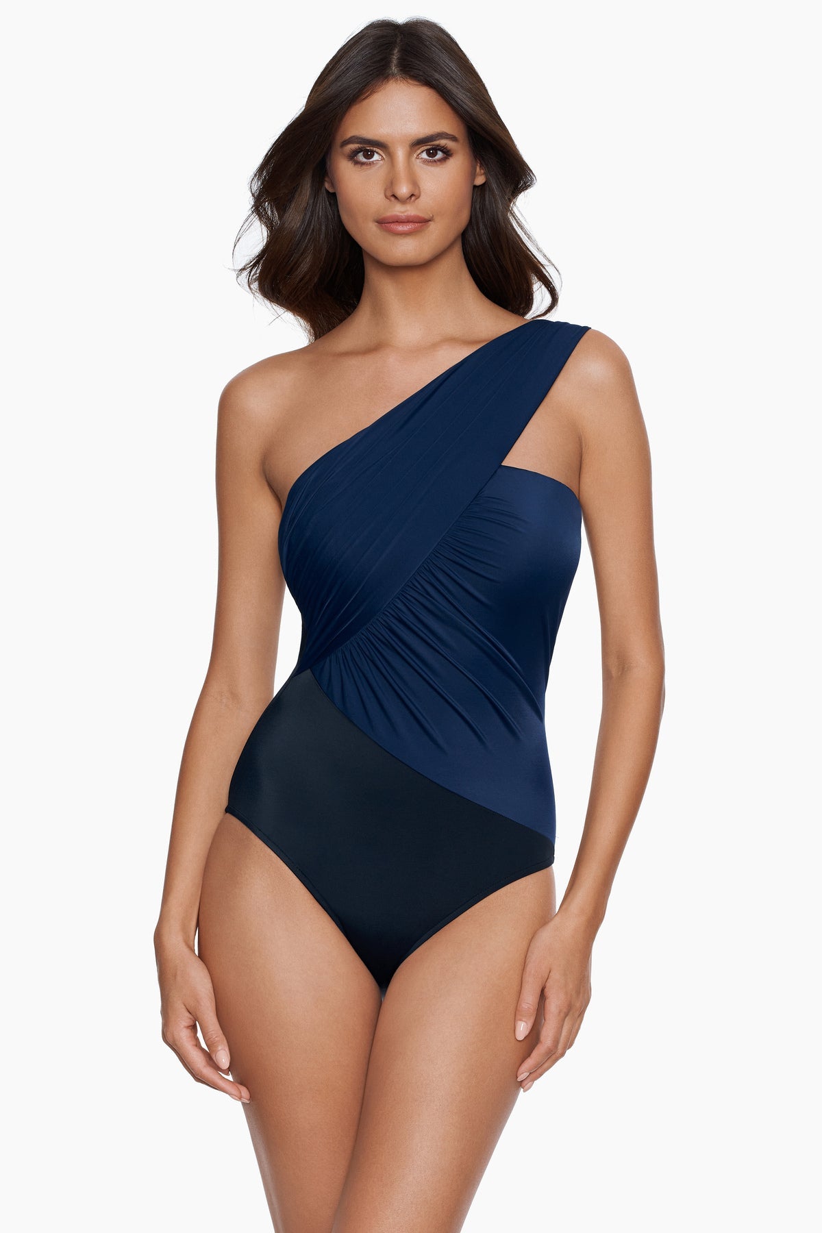 Miraclesuit Merlot Magicsuit Colorblock Goddess One Piece Swimsuit