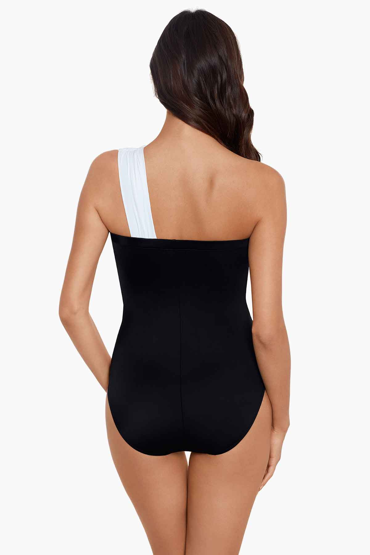 Miraclesuit Merlot Magicsuit Colorblock Goddess One Piece Swimsuit