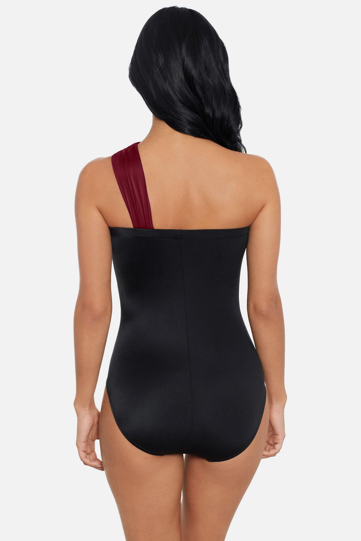 Miraclesuit Merlot Magicsuit Colorblock Goddess One Piece Swimsuit