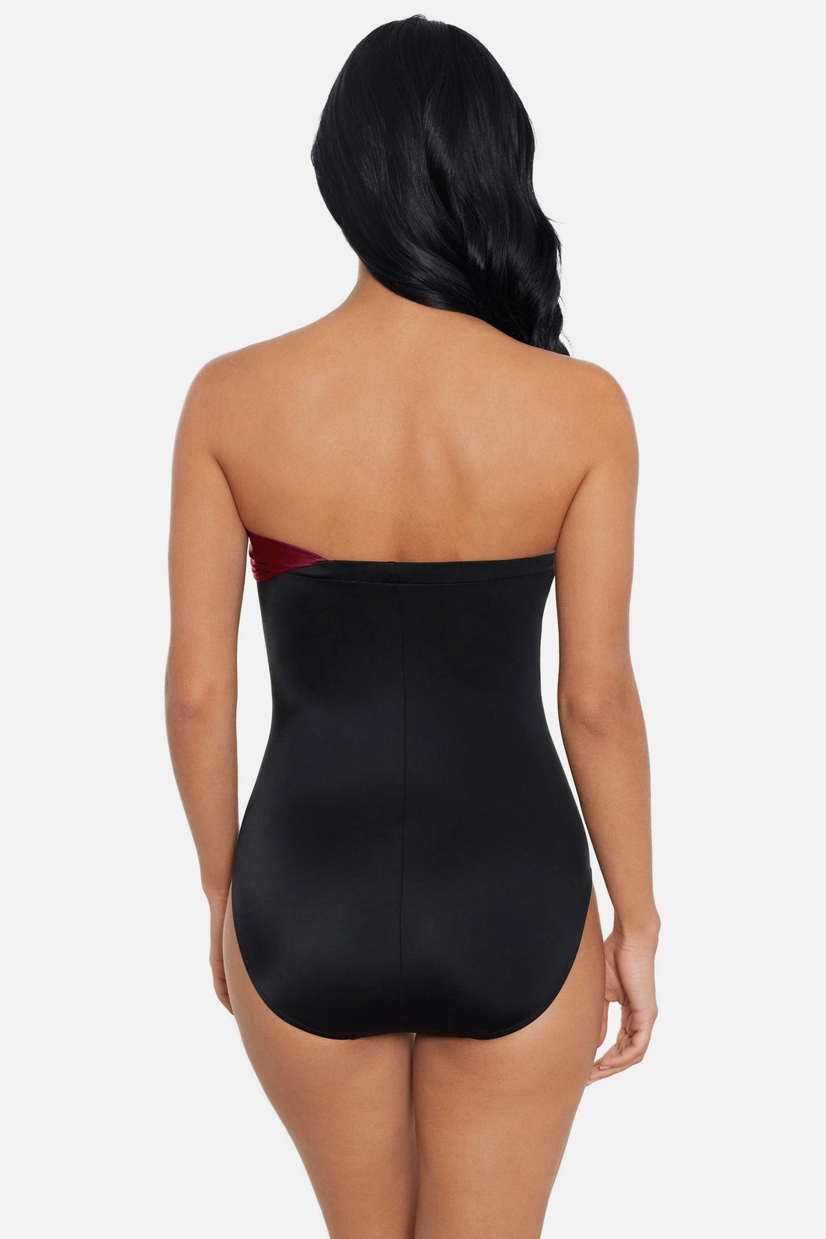 Miraclesuit Merlot Magicsuit Colorblock Goddess One Piece Swimsuit