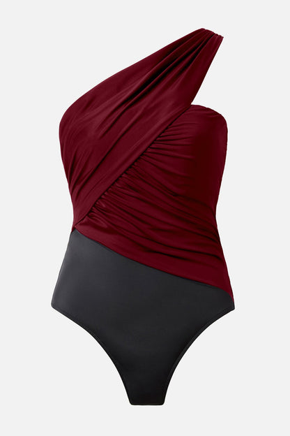 Miraclesuit Merlot Magicsuit Colorblock Goddess One Piece Swimsuit