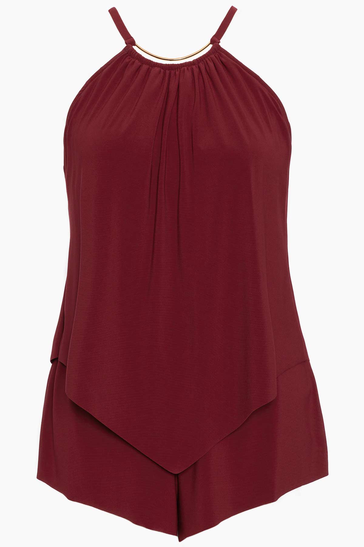 Miraclesuit Merlot Goldie Romper