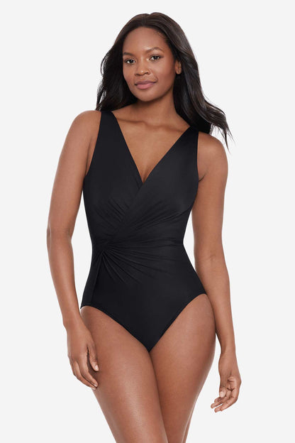 Miraclesuit Mulberry Esmerelda One Piece Swimsuit