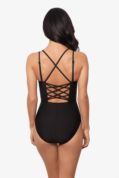 Miraclesuit Black Sigourney One Piece