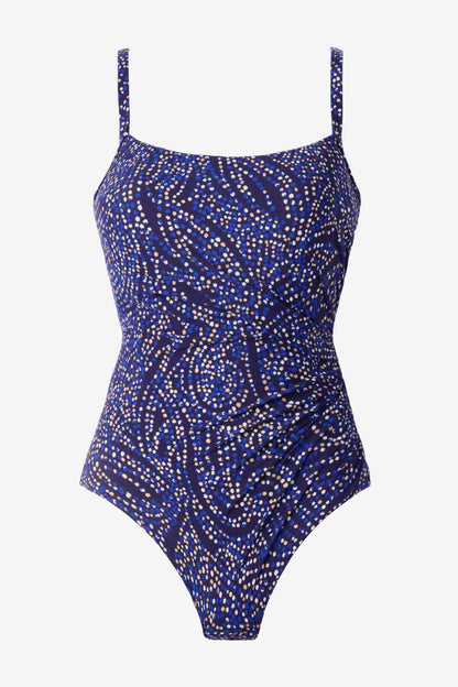 Miraclesuit Plum/Multi Spotlight Starr One Piece Swimsuit
