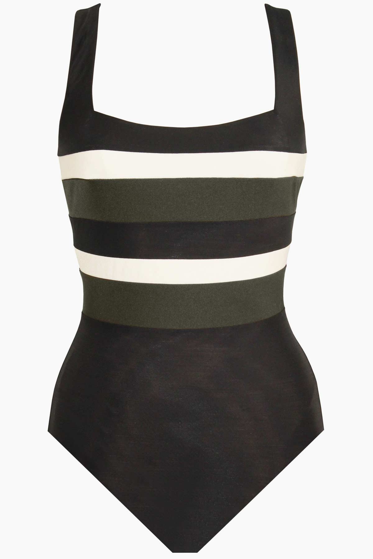 Miraclesuit Black Spectra Trinity One Piece Swimsuit