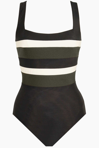 Miraclesuit Black Spectra Trinity One Piece Swimsuit