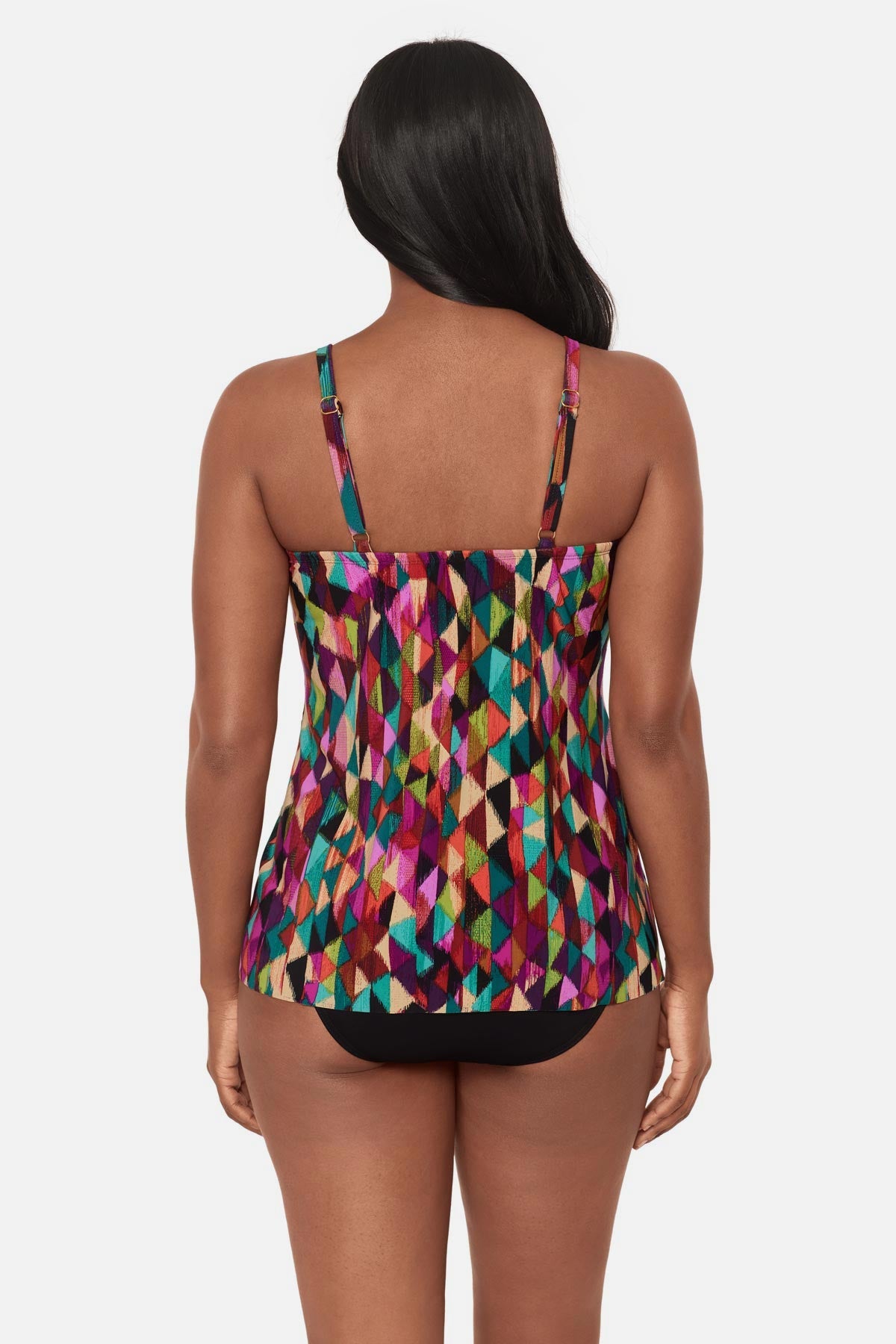 Miraclesuit Multi Marina Tankini Top in Farfalle