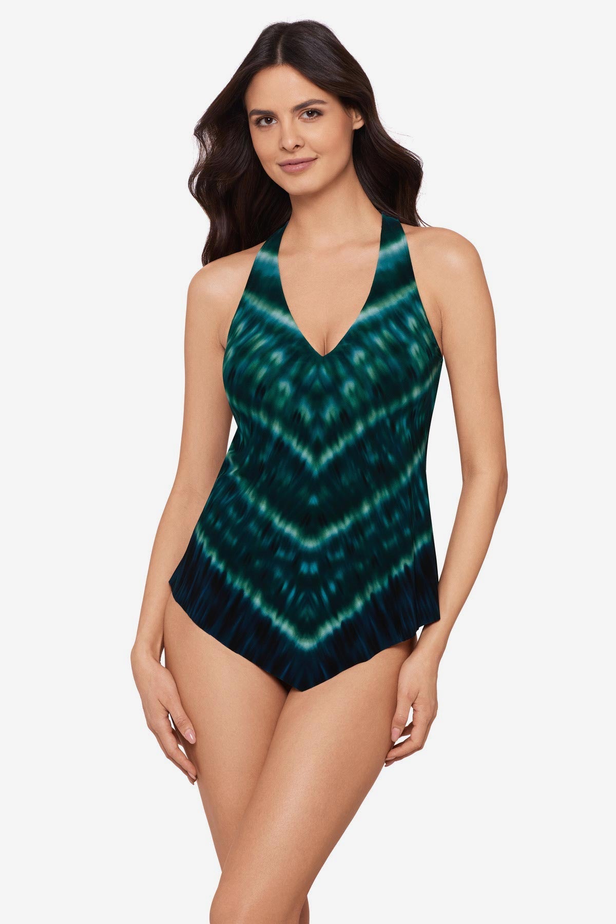 Miraclesuit Black/Multi Magicsuit Carezza Taylor Tankini Top Separate