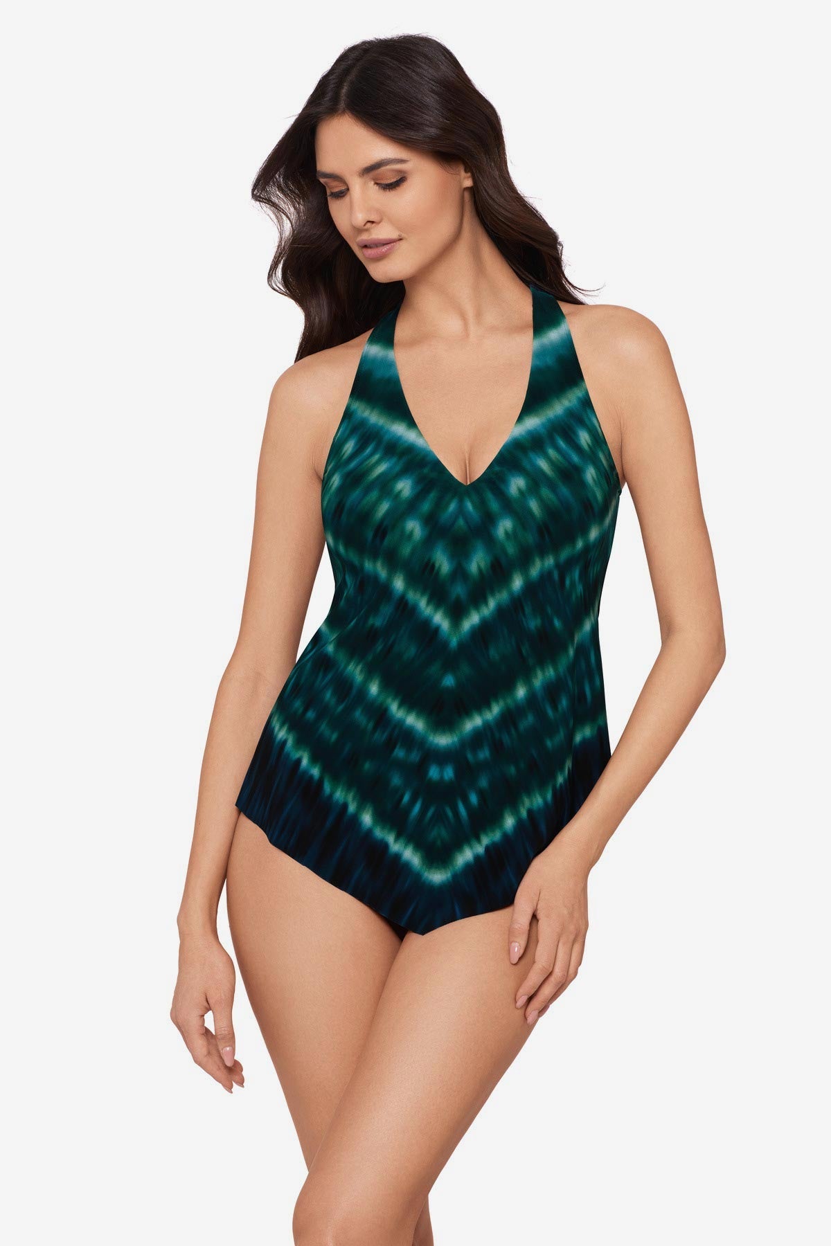 Miraclesuit Black/Multi Magicsuit Carezza Taylor Tankini Top Separate