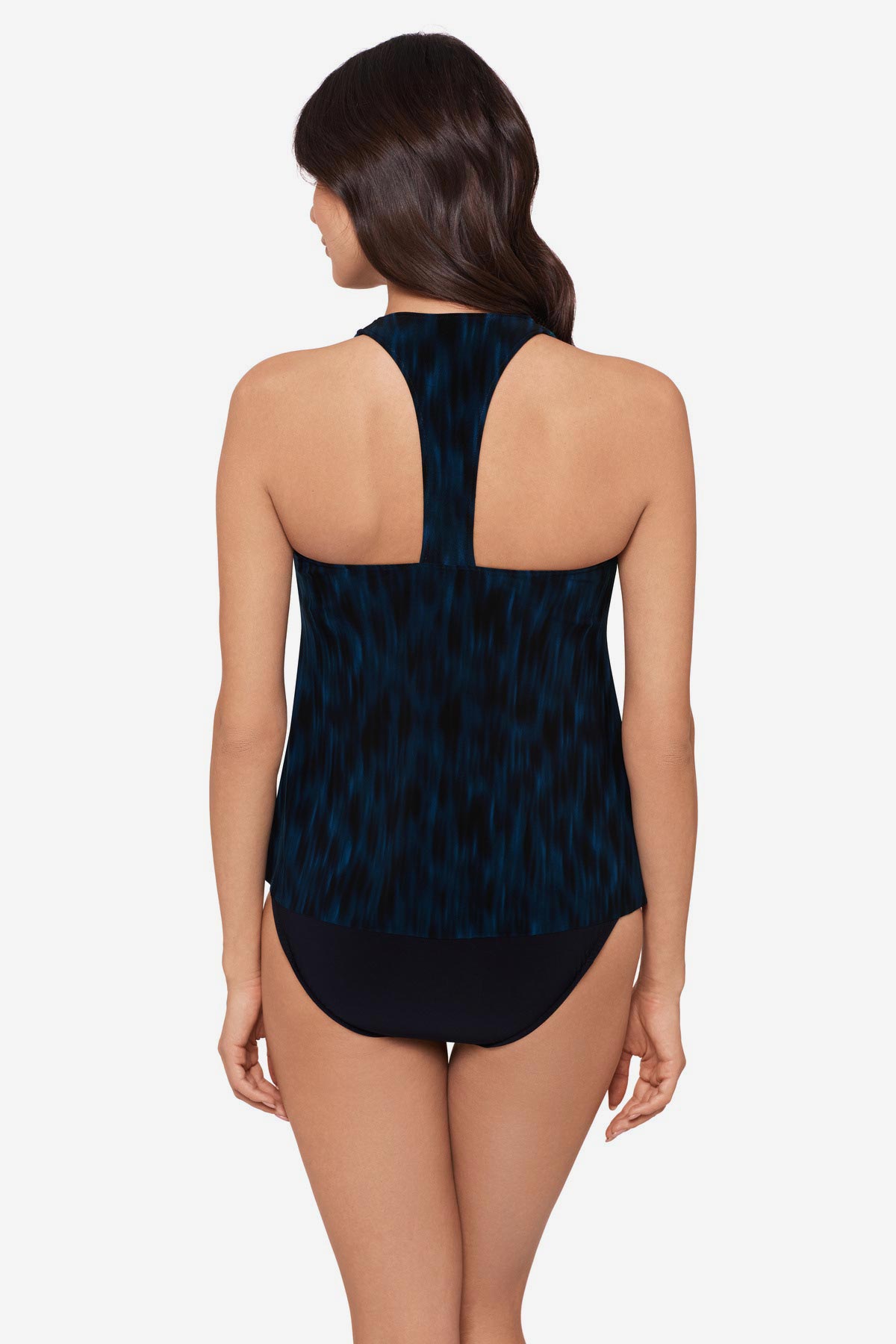 Miraclesuit Black/Multi Magicsuit Carezza Taylor Tankini Top Separate