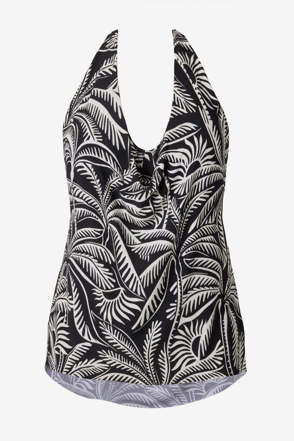 Miraclesuit Black/Multi Magicsuit Hearts Of Palm Sophie Tankini Top Separate