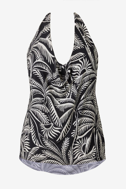 Miraclesuit Black/Multi Magicsuit Hearts Of Palm Sophie Tankini Top Separate