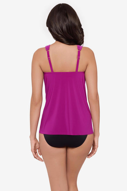 Miraclesuit Black Dazzle Tankini Top