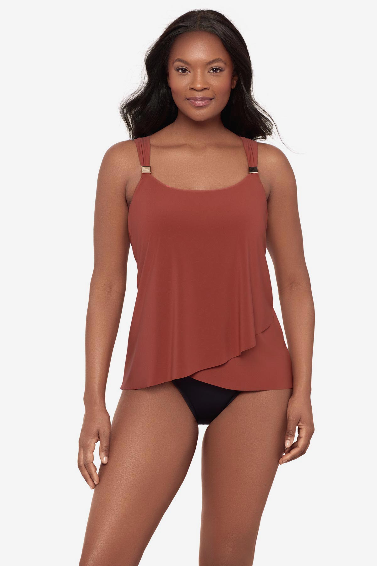 Miraclesuit Black Dazzle Tankini Top