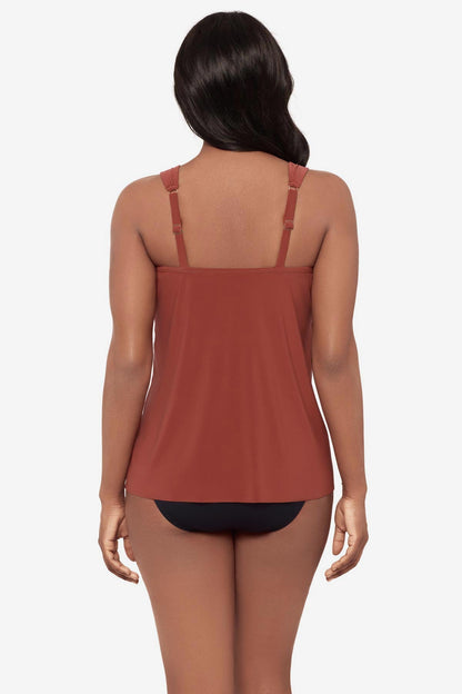 Miraclesuit Black Dazzle Tankini Top