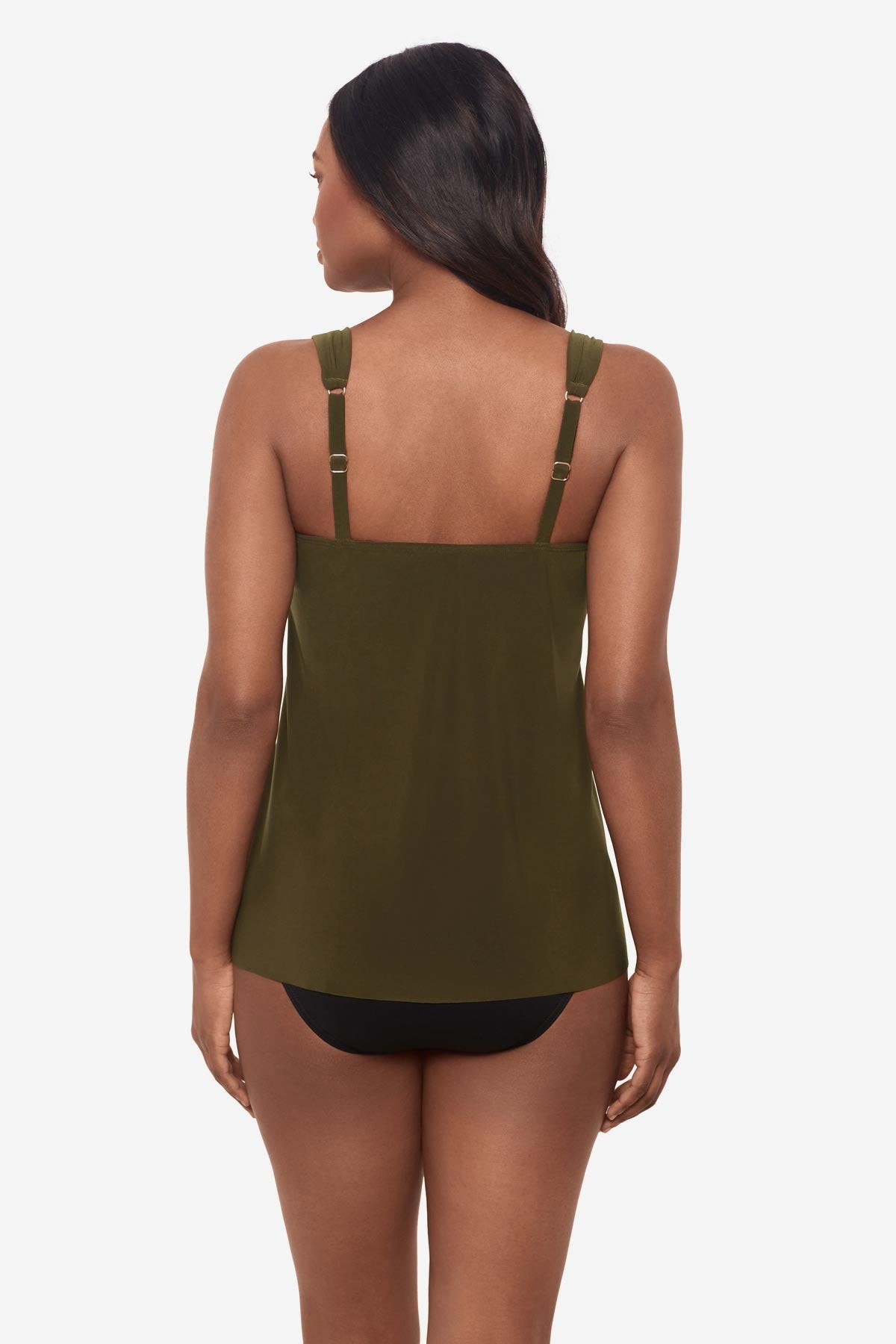 Miraclesuit Black Dazzle Tankini Top