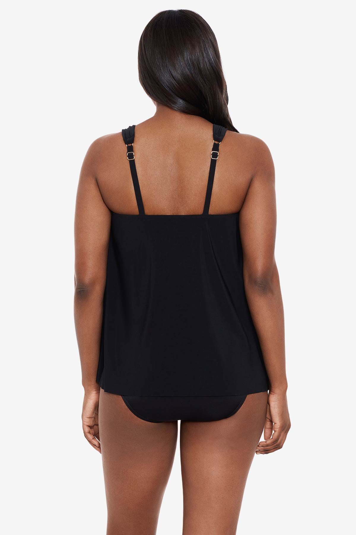 Miraclesuit Black Dazzle Tankini Top