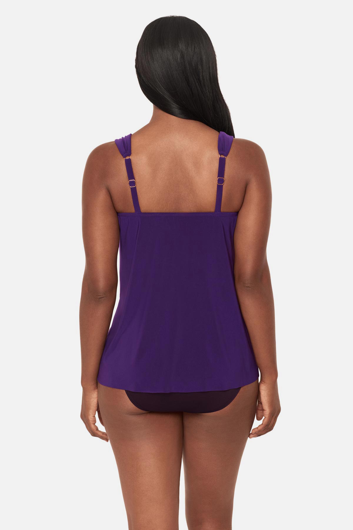 Miraclesuit Black Dazzle Tankini Top