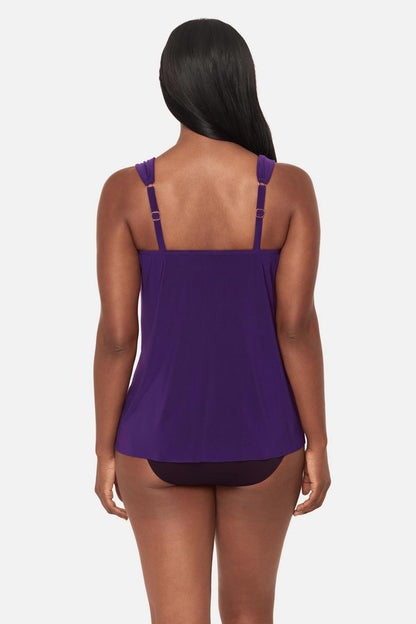 Miraclesuit Black Dazzle Tankini Top