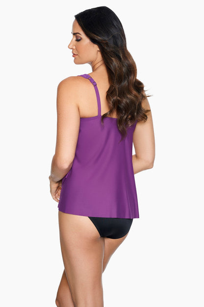 Miraclesuit Black Dazzle Tankini Top