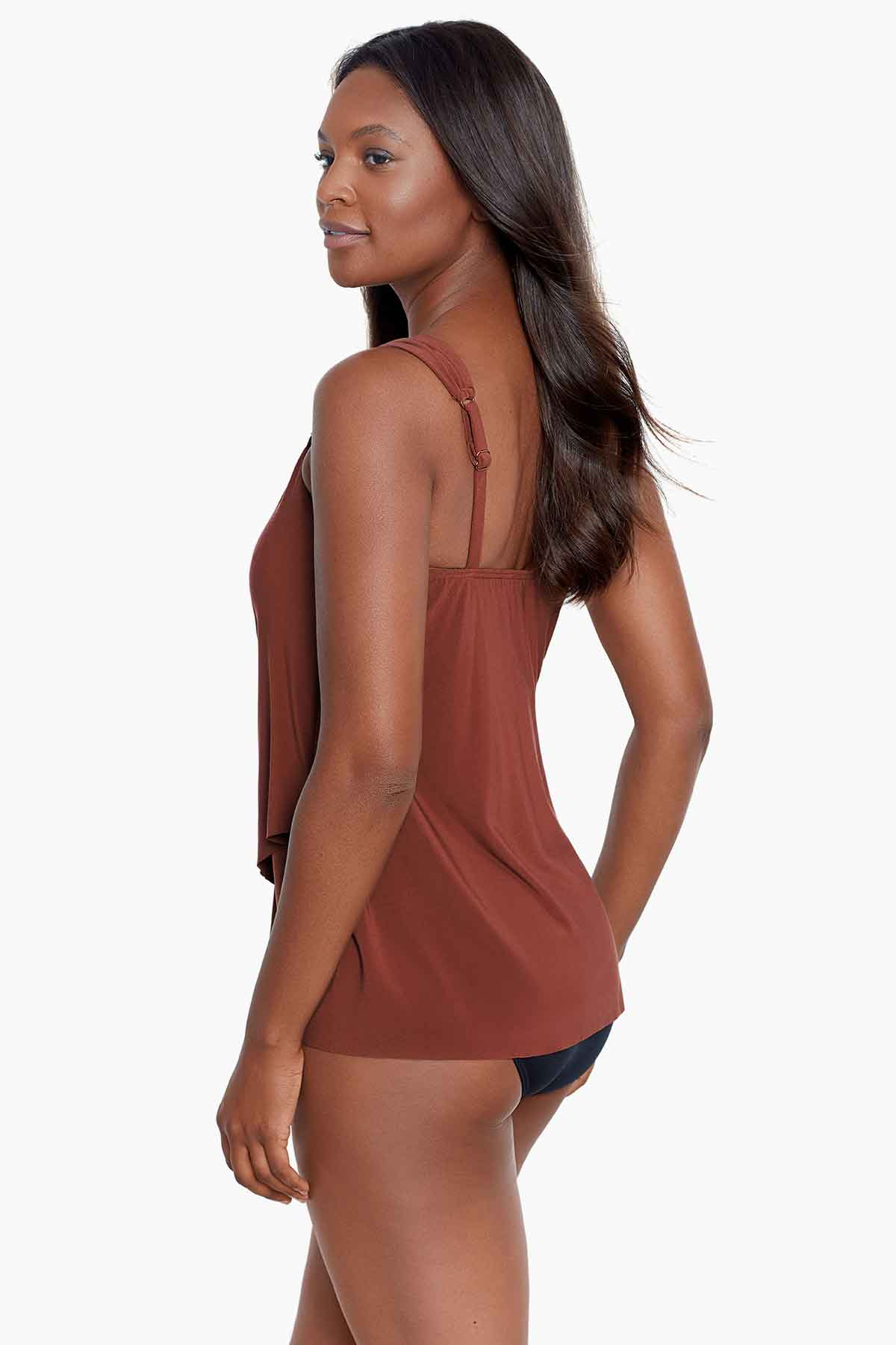 Miraclesuit Black Dazzle Tankini Top