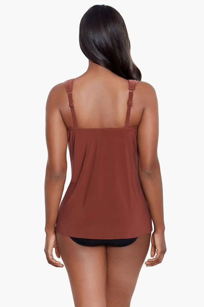 Miraclesuit Black Dazzle Tankini Top