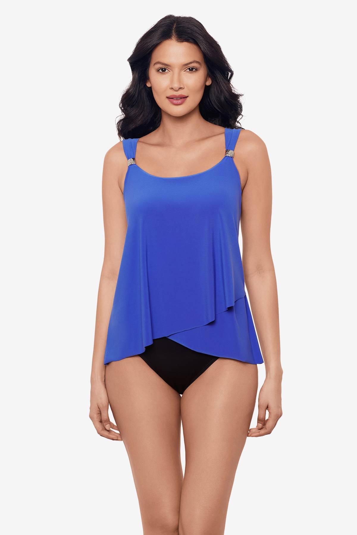 Miraclesuit Black Dazzle Tankini Top