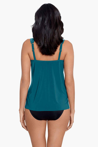 Miraclesuit Black Dazzle Tankini Top