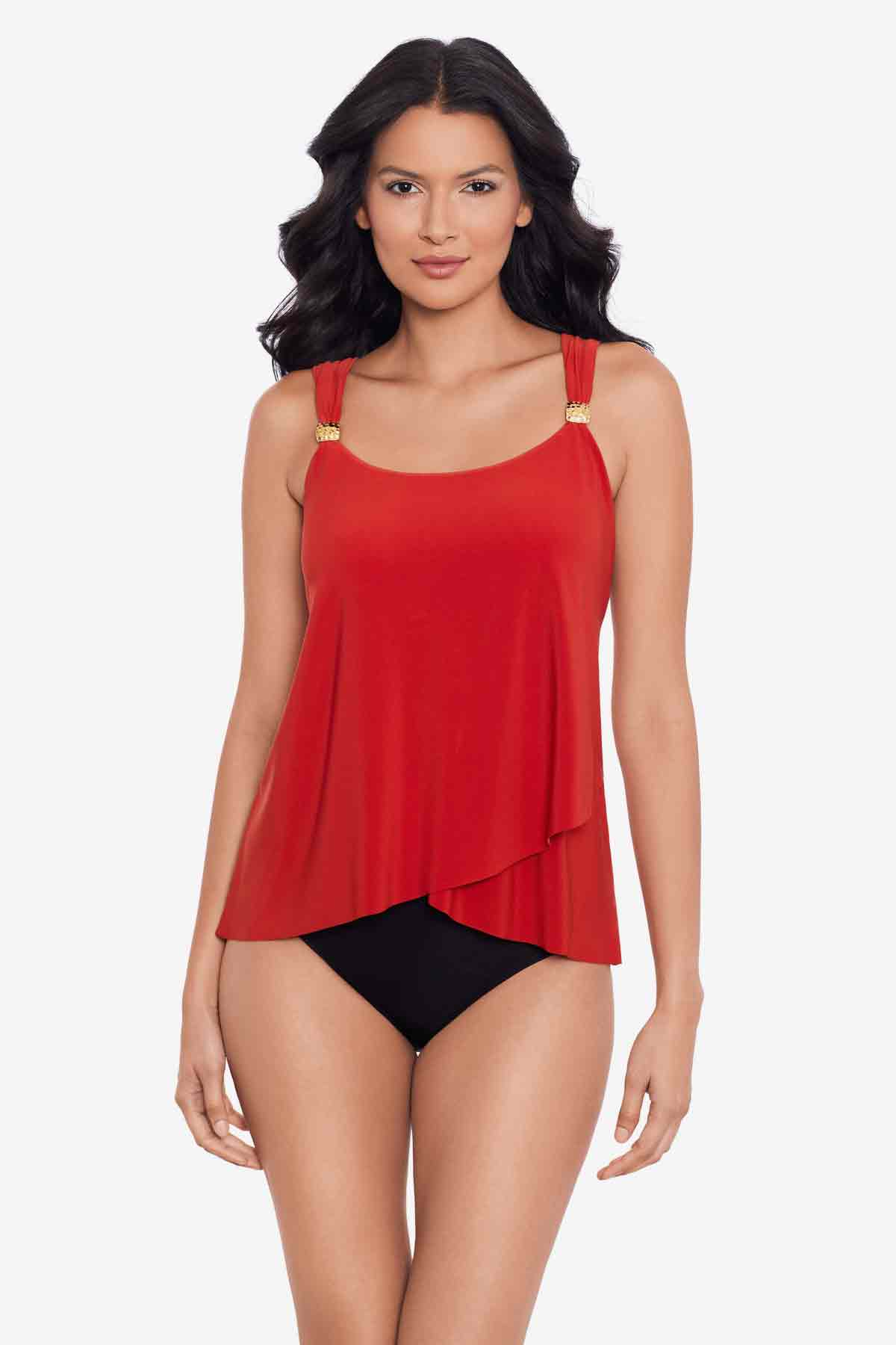 Miraclesuit Black Dazzle Tankini Top