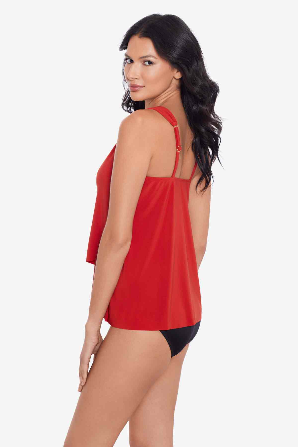 Miraclesuit Black Dazzle Tankini Top