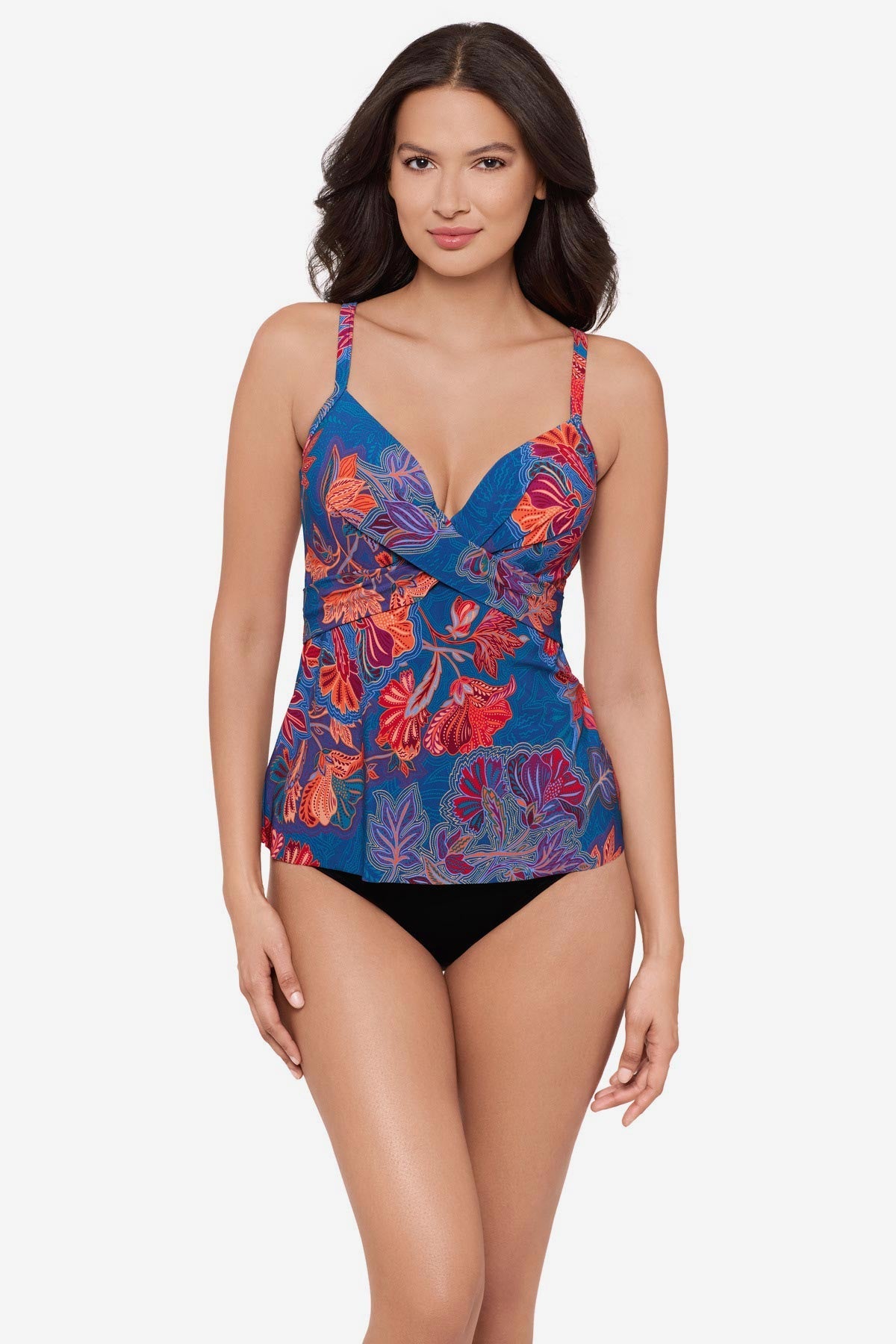 Miraclesuit Multi Allura Tankini Top in Decoupage