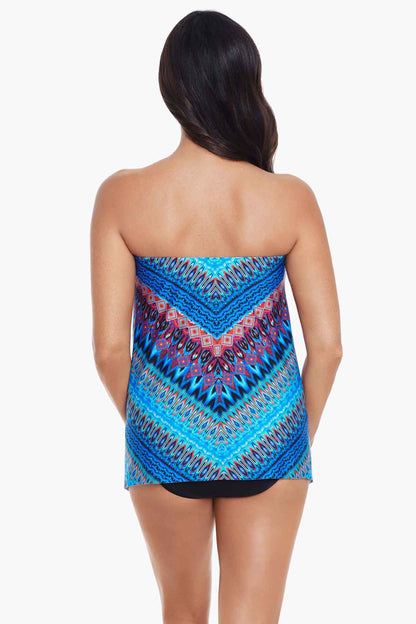 Miraclesuit Blue Casablanca Bandini Tankini Top