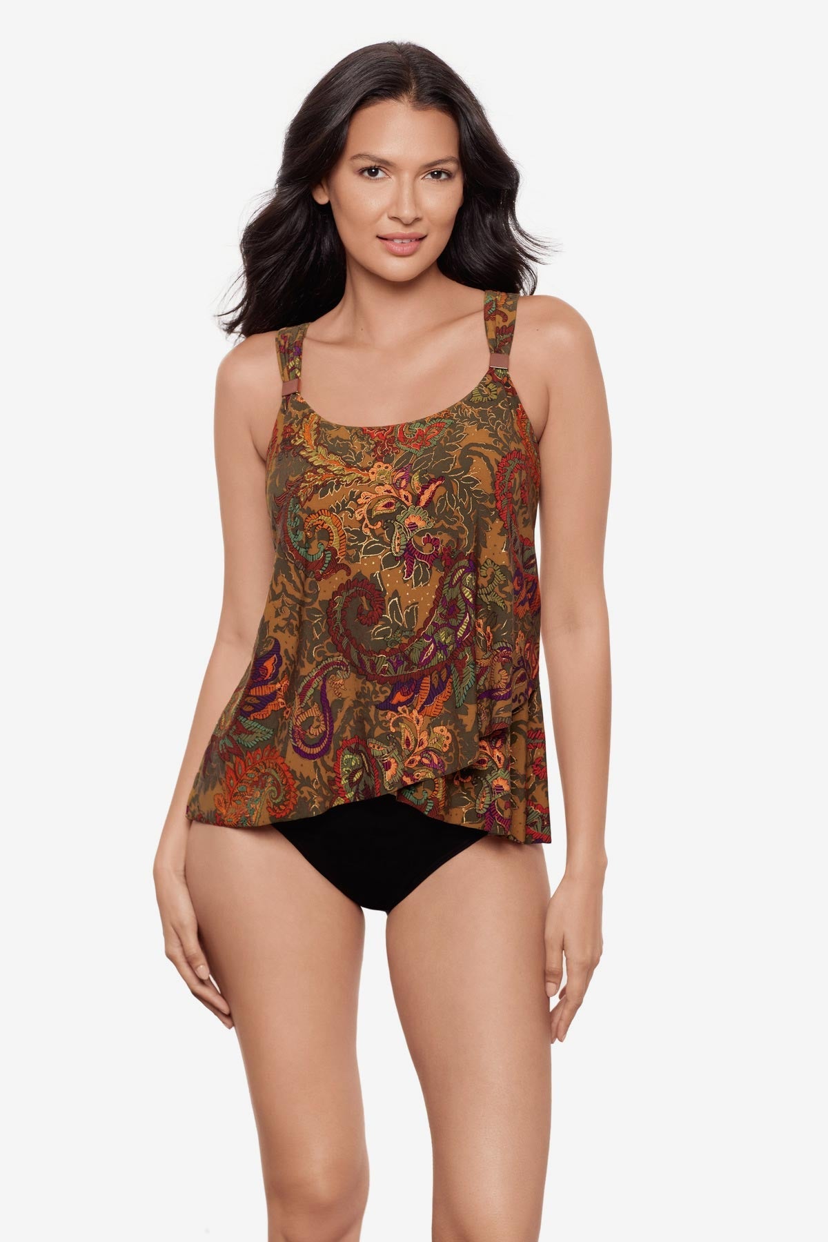 Miraclesuit Multi Dazzle Tankini Top in Perissa