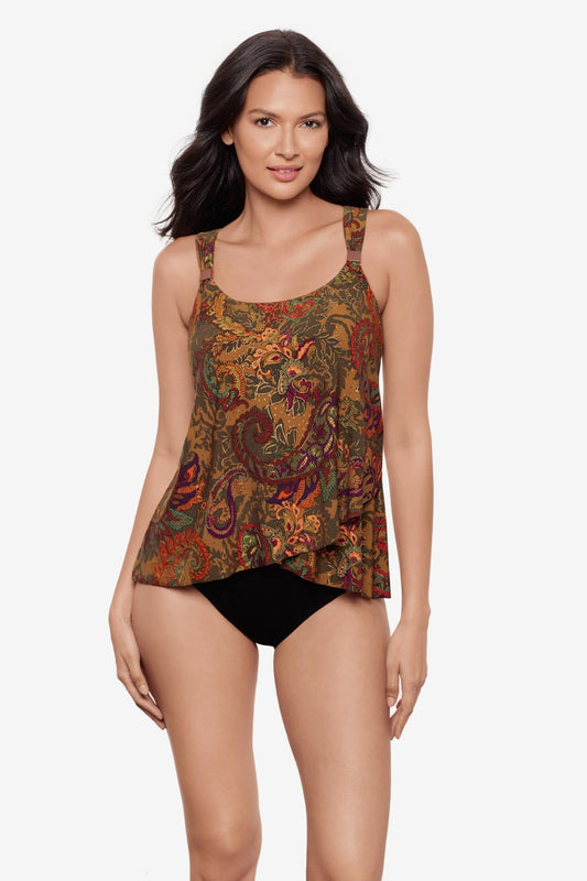 Miraclesuit Multi Dazzle Tankini Top in Perissa