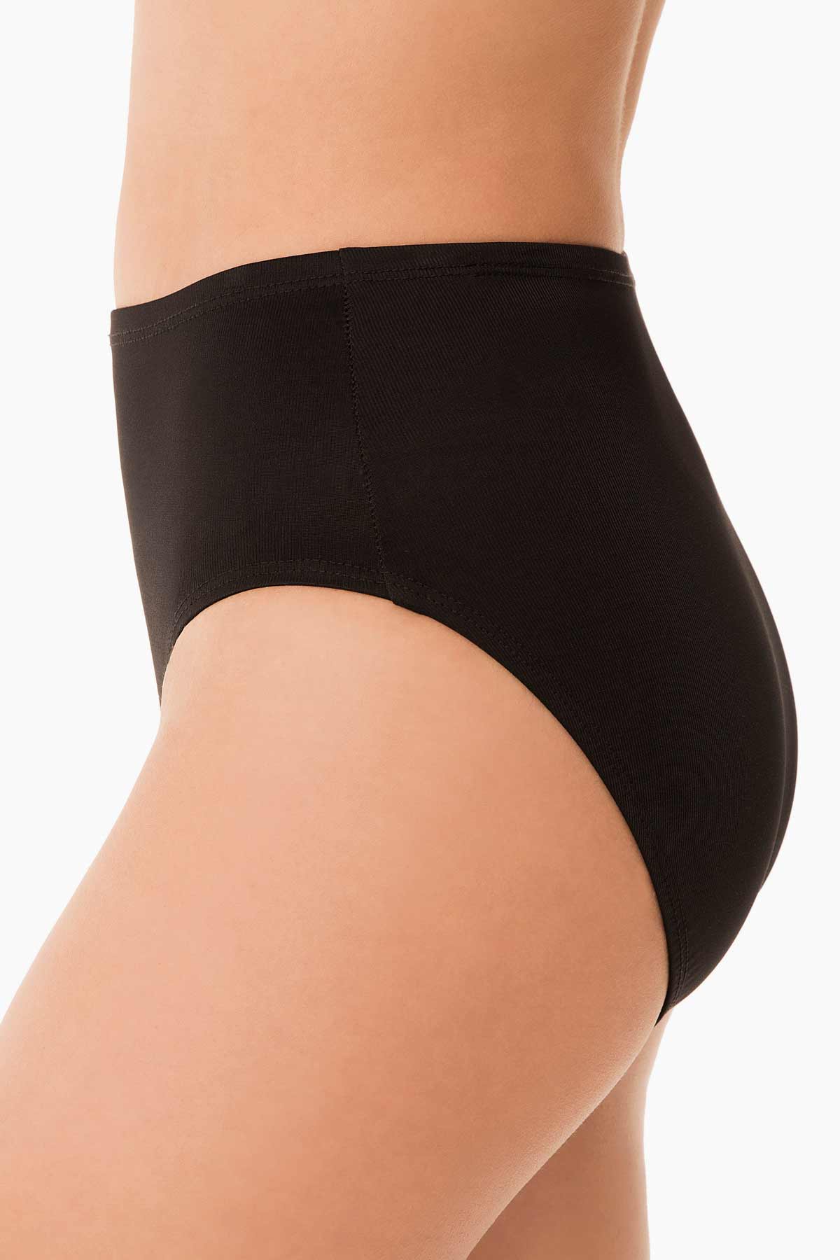 Miraclesuit Black Tummy Control Swimsuit Bottoms - Basic Pant