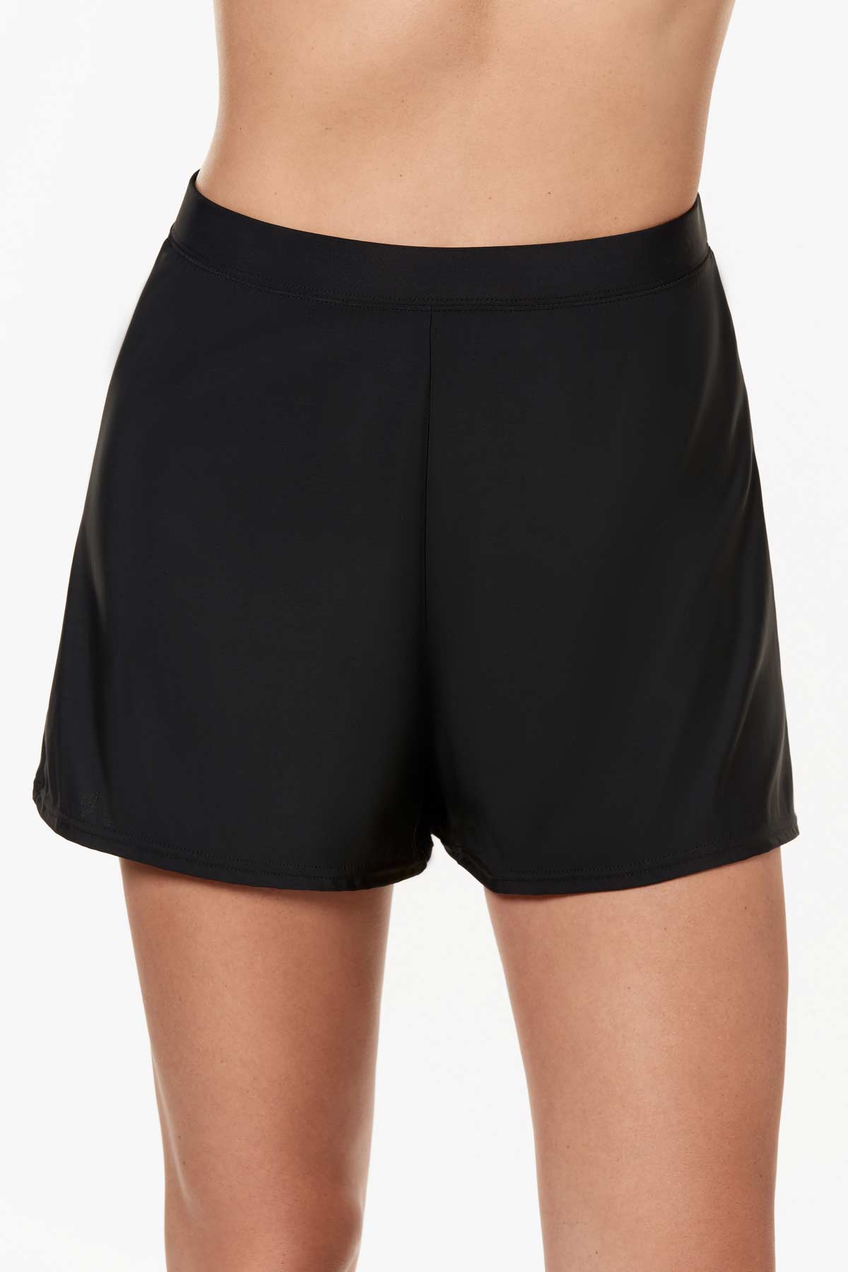 Miraclesuit Black Tummy Control Swim Shorts - Swim Bottom