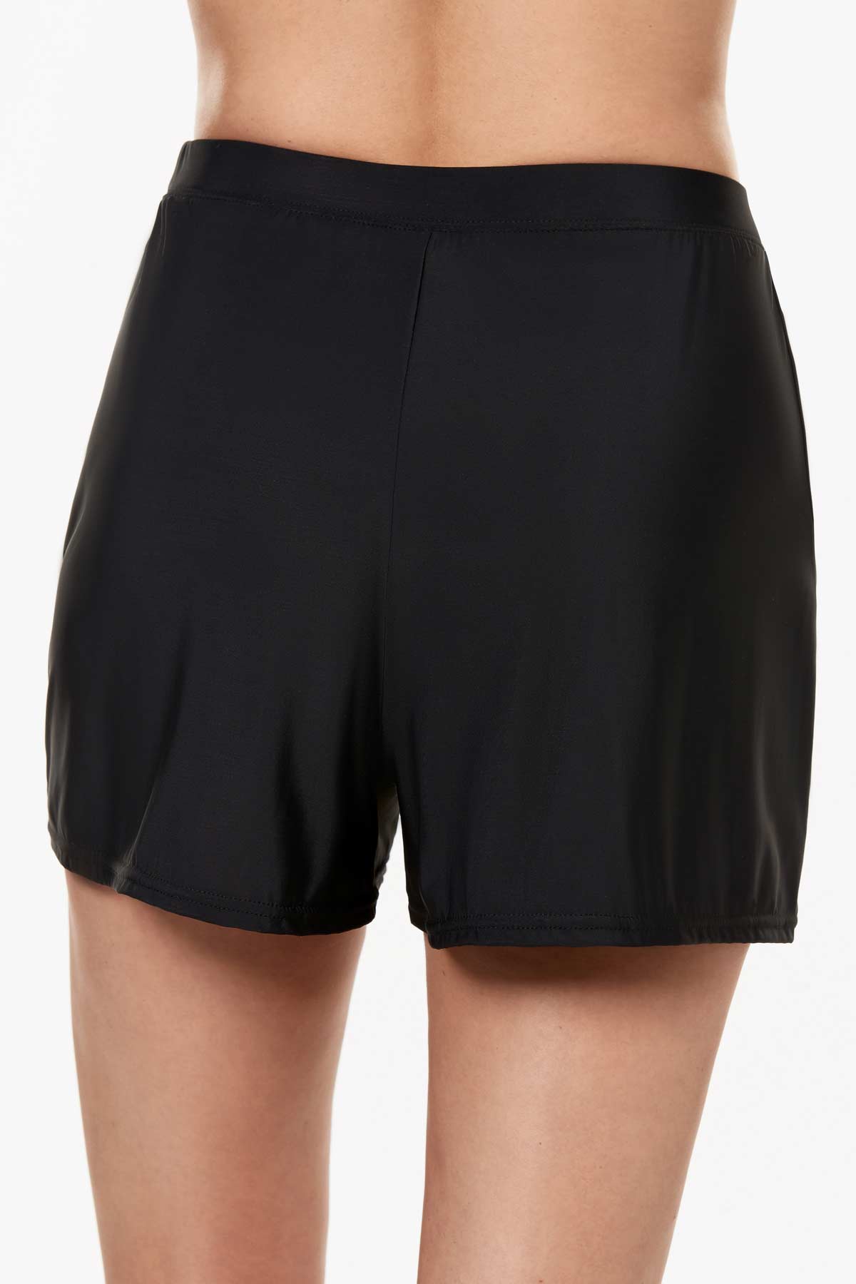 Miraclesuit Black Tummy Control Swim Shorts - Swim Bottom