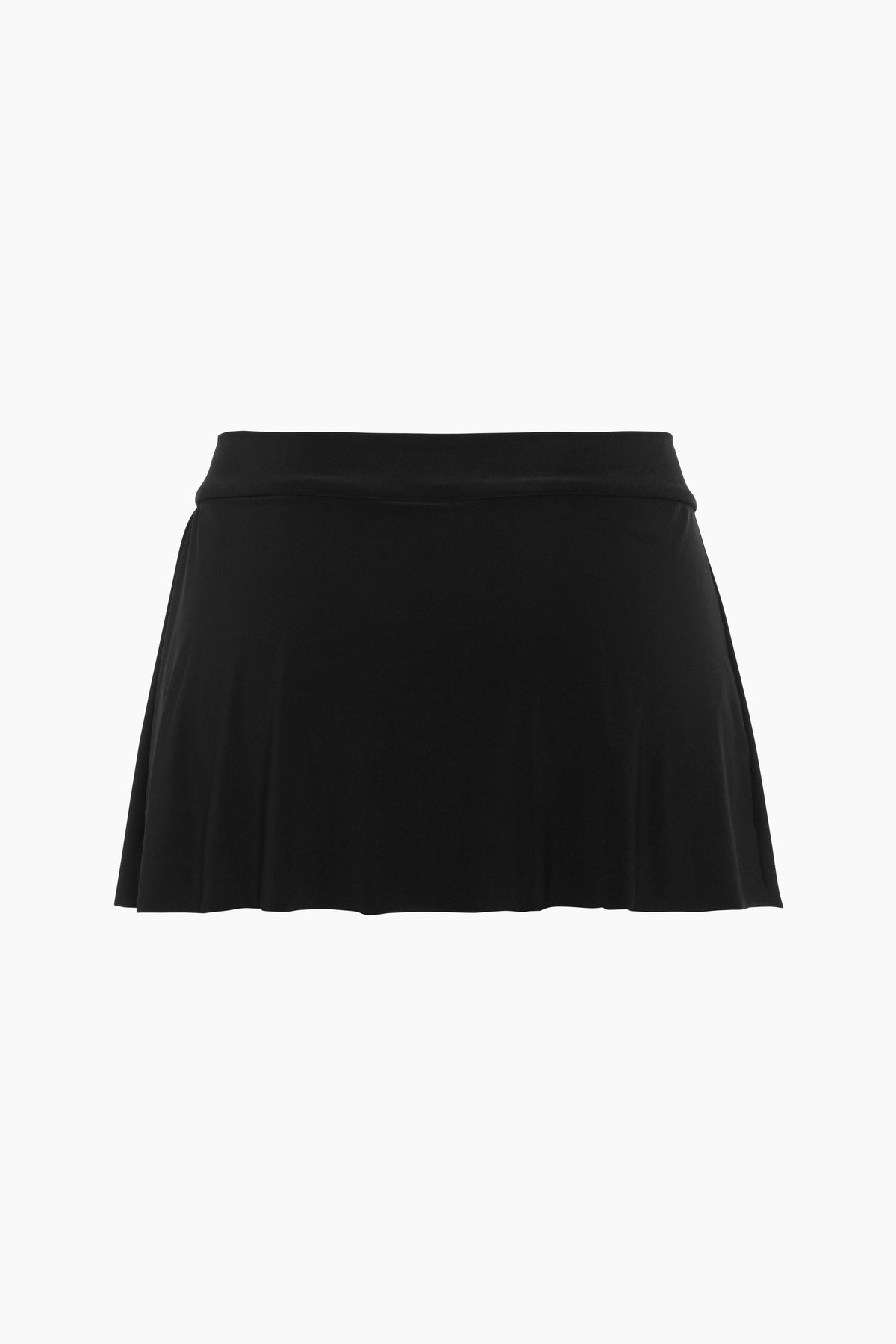 Miraclesuit Black Jersey Tennis Skirt Swim Bottom