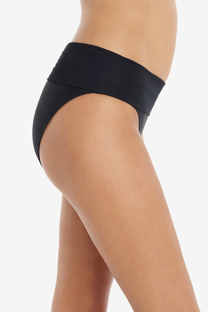 Miraclesuit Black Amoressa Gimlet Folded Waist Pant Swim Bottom
