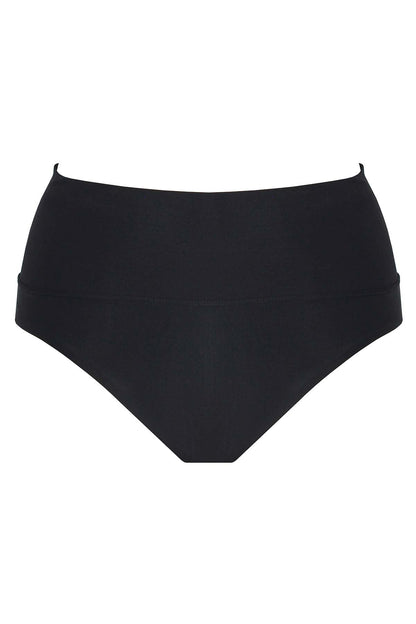 Miraclesuit Black Amoressa Gimlet Folded Waist Pant Swim Bottom