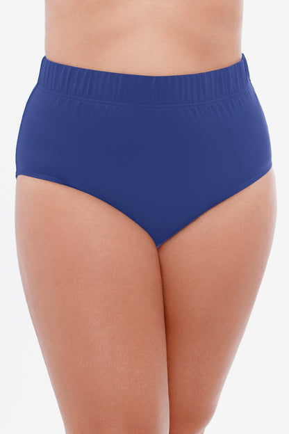 Miraclesuit Black Plus Size Basic Pant Swim Bottom