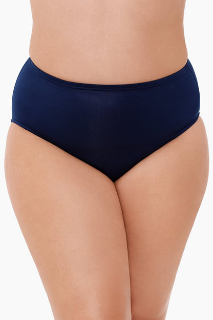 Miraclesuit Black Plus Size Basic Pant Swim Bottom